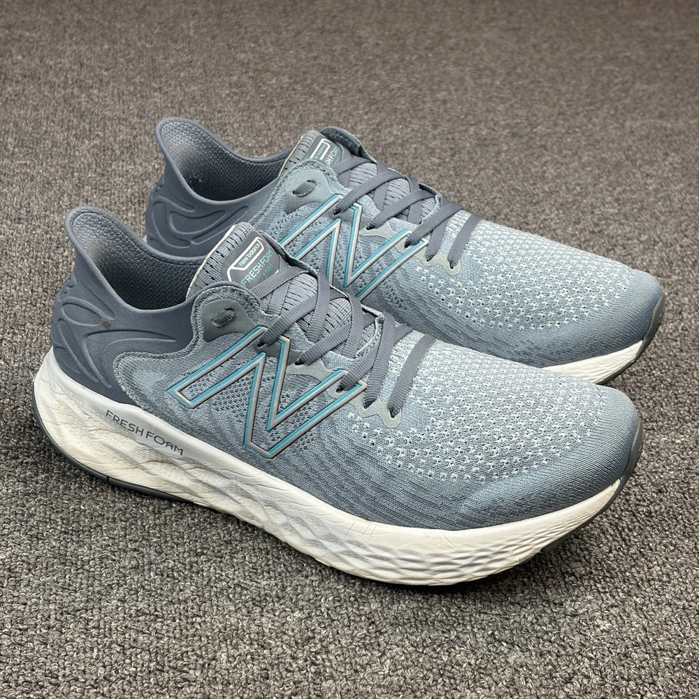 New Balance Fresh Foam X 1080 v11 Mens Sz 11 EE Running Shoes Cyclone Blue Gray